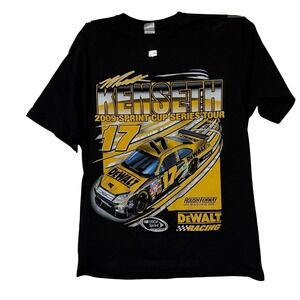 NEW NWT Matt Kenseth 2009 Sprint Cup Series Tour Black Graphic T Shirt Mens XL